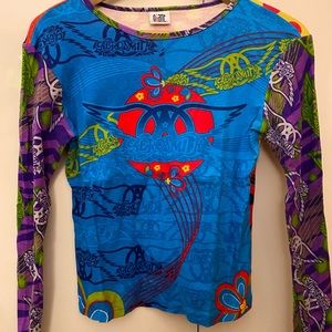 Aerosmith vintage hippie long sleeve